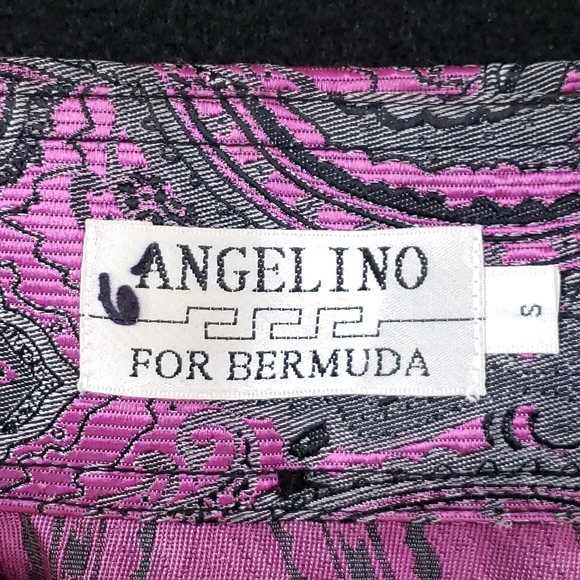 Angelino for Bermuda Flip Cuffs Paisley Western Button Front Long Sleeve Shirt - Picture 12 of 12